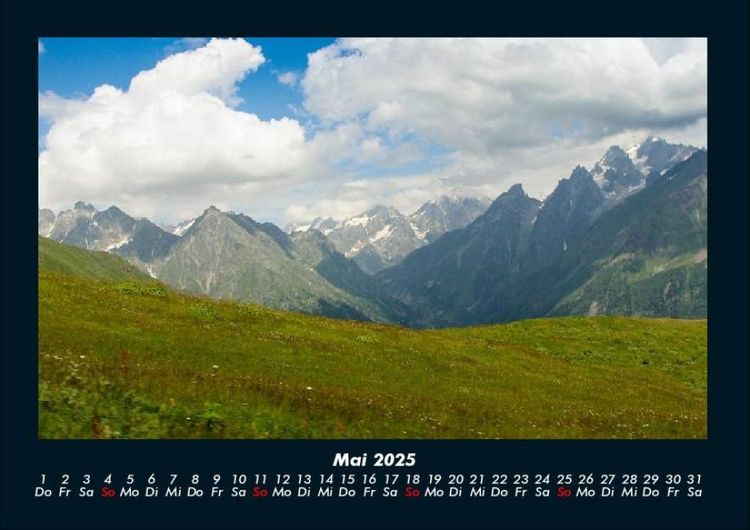 Produktbild: Bergige Welten 2025 Fotokalender DIN A4