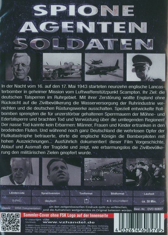 Produktbild: Spione, Agenten, Soldaten - Folge 8: Die Bombardierung der deutschen Talsperren