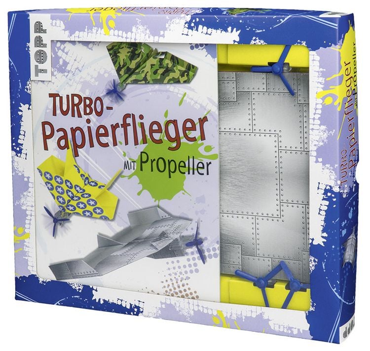 Produktbild: Kreativ-Set Turbo-Papierflieger mit Propeller