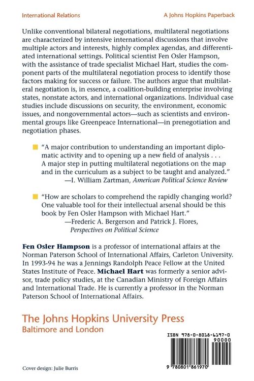 Produktbild: Multilateral Negotiations
