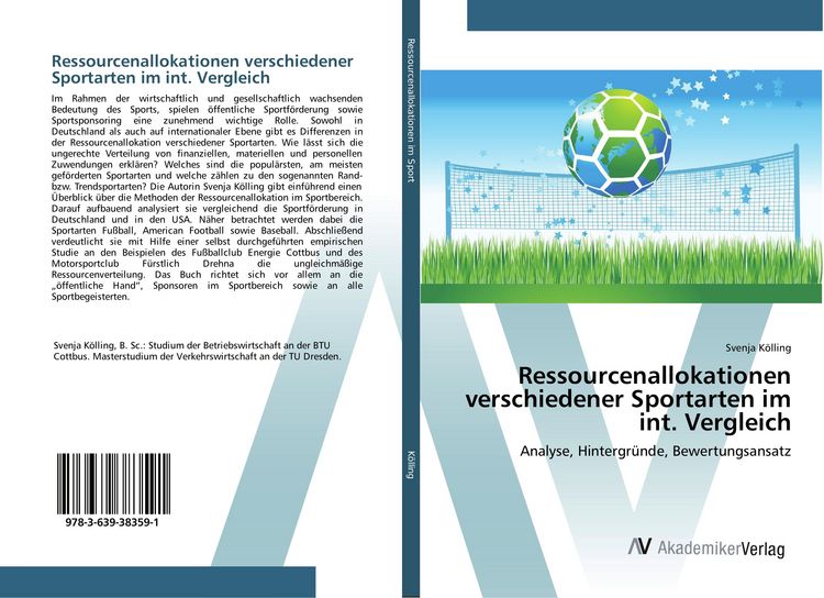 Produktbild: Ressourcenallokationen verschiedener Sportarten im int. Vergleich