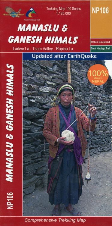Produktbild: Manaslu & Ganesh Himals 1:125 000 NP106