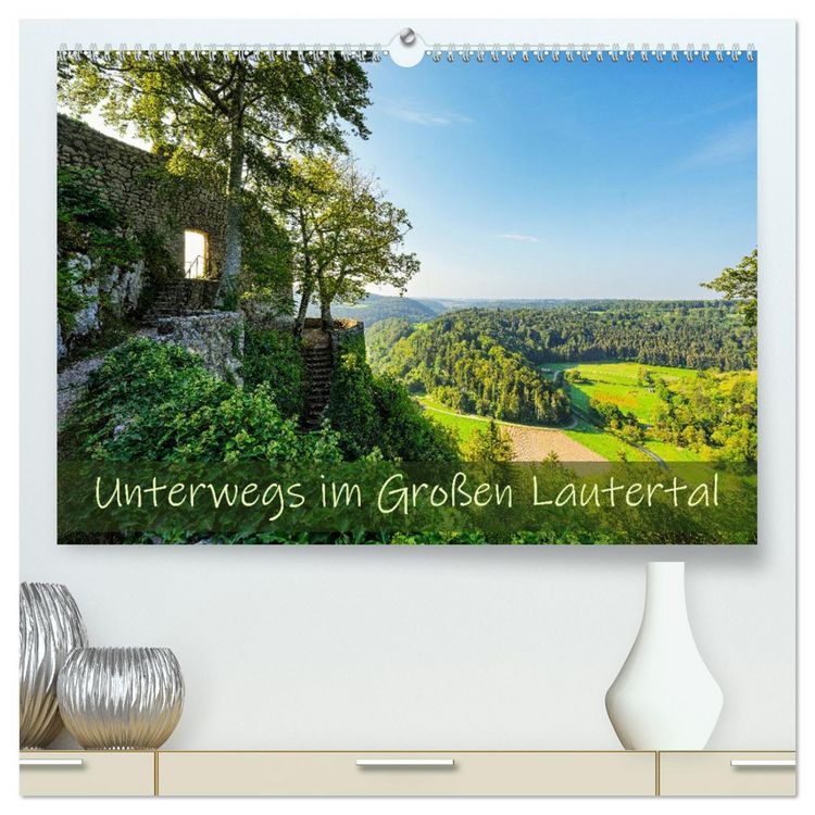 Produktbild: Unterwegs im Gro&szlig;en Lautertal (hochwertiger Premium Wandkalender 2026 DIN A2 quer), Kunstdruck in Hochglanz