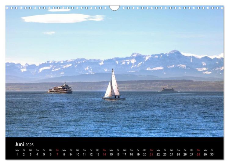 Produktbild: Bodensee (Wandkalender 2026 DIN A3 quer), CALVENDO Monatskalender