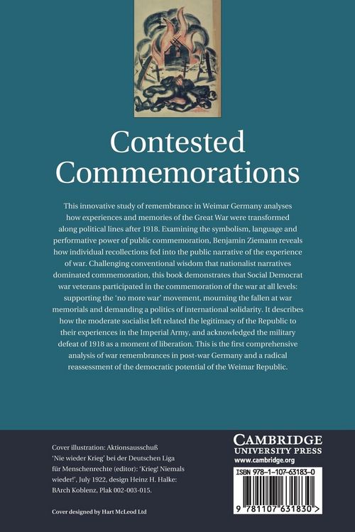 Produktbild: Contested Commemorations