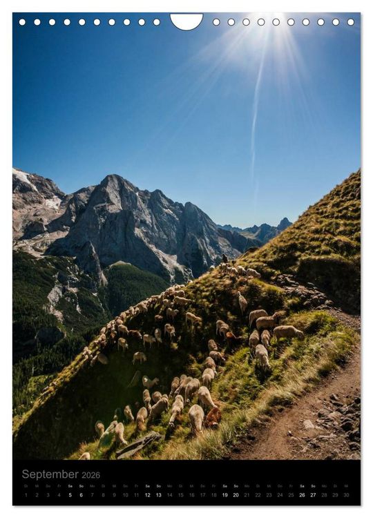 Produktbild: Tirol - Faszination Gebirge (Wandkalender 2026 DIN A4 hoch), CALVENDO Monatskalender