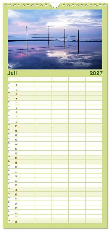 Produktbild: Familienplaner 2027 - Wangerooge &ndash; Eine Perle in der Nordsee. mit 5 Spalten (Wandkalender, 21 x 45 cm) CALVENDO
