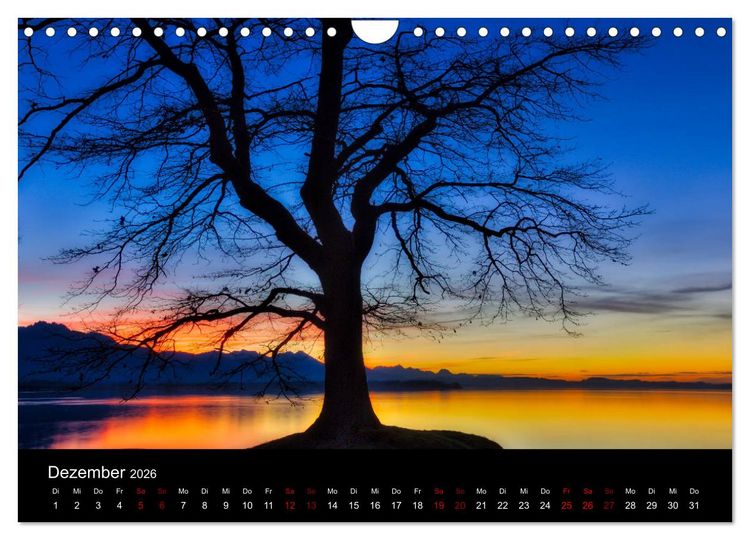 Produktbild: Licht &uuml;ber Alpenlandschaften (Wandkalender 2026 DIN A4 quer), CALVENDO Monatskalender