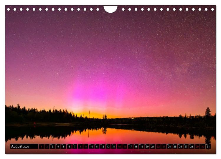 Produktbild: AURORA BOREALIS tanzt (Wandkalender 2026 DIN A4 quer), CALVENDO Monatskalender