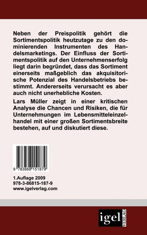 Produktbild: Handelsmarketing im Lebensmitteleinzelhandel