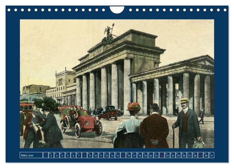 Produktbild: Historisches Berlin von 1888 bis 1918 (Wandkalender 2026 DIN A4 quer), CALVENDO Monatskalender