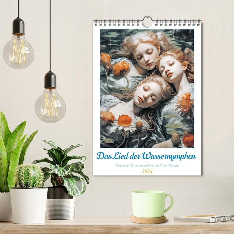 Produktbild: Das Lied der Wassernymphen (Wandkalender 2026 DIN A4 hoch), CALVENDO Monatskalender