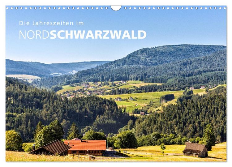 Produktbild: Die Jahreszeiten im Nordschwarzwald (Wandkalender 2026 DIN A3 quer), CALVENDO Monatskalender