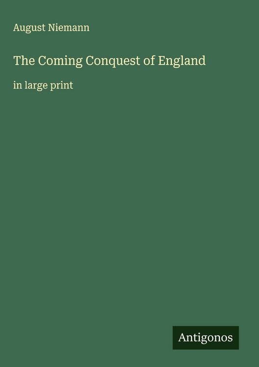 Produktbild: The Coming Conquest of England