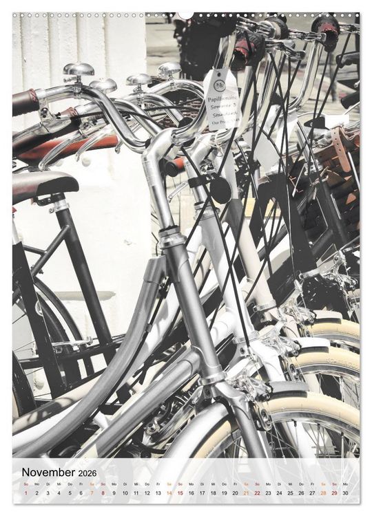 Produktbild: Fahrrad Alltag (Wandkalender 2026 DIN A2 hoch), CALVENDO Monatskalender