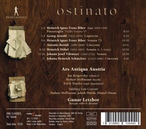 Produktbild: Ostinato - Works by Biber,Arnold,Bertali et. al.