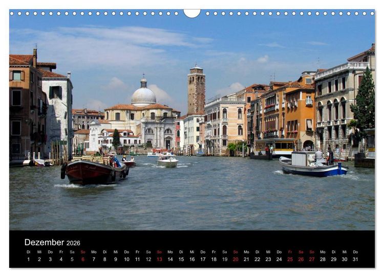 Produktbild: Venedig (Wandkalender 2026 DIN A3 quer), CALVENDO Monatskalender