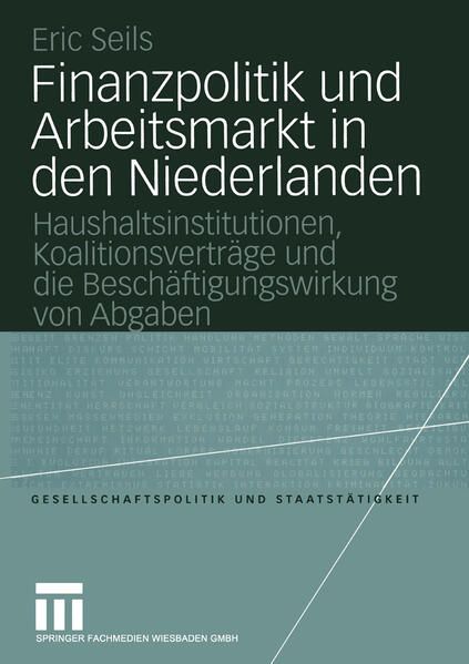 Produktbild: Finanzpolitik und Arbeitsmarkt in den Niederlanden