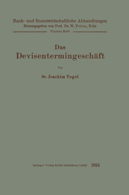 Produktbild: Das Devisentermingesch&auml;ft