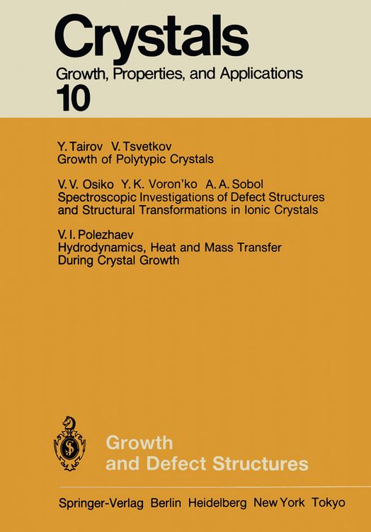 Produktbild: Growth and Defect Structures
