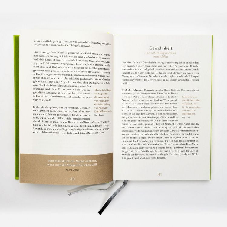Produktbild: Das 6-Minuten-Tagebuch (limone)