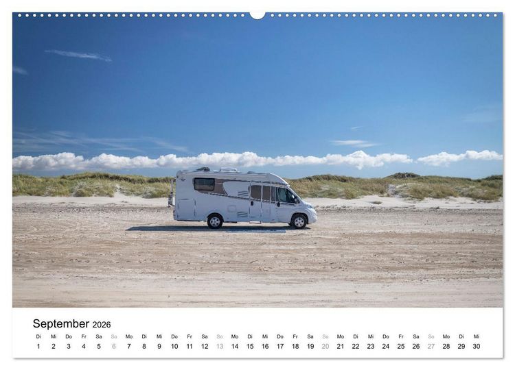 Produktbild: D&auml;nemark - Mit dem Wohnmobil durch J&uuml;tland (hochwertiger Premium Wandkalender 2026 DIN A2 quer), Kunstdruck in Hochglanz