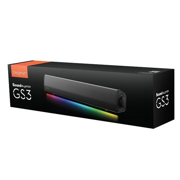 Produktbild: CREATIVE Sound Blaster GS3 Soundbar, Bluetooth 5.4, USB Audio, schwarz