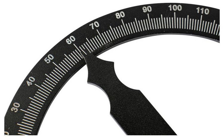 Produktbild: Dasqua 1804-0009 Winkelmesser 180&deg;