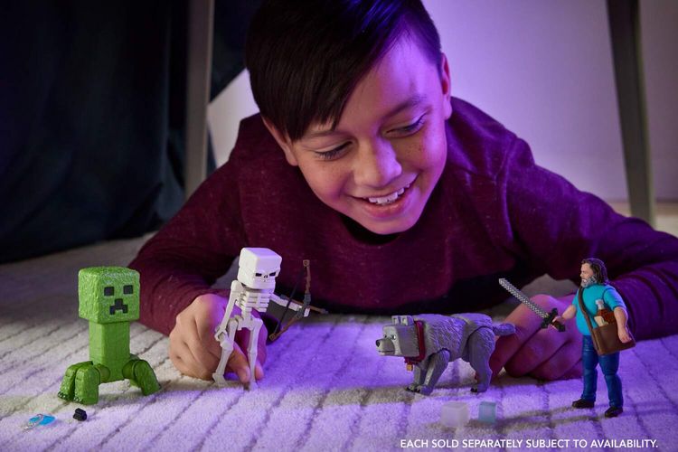Produktbild: Minecraft Creeper Actionfigur und Zubeh&ouml;r, 10 cm gro&szlig;es Spielset, inspiriert von Ein Minecraft Film&ldquo;