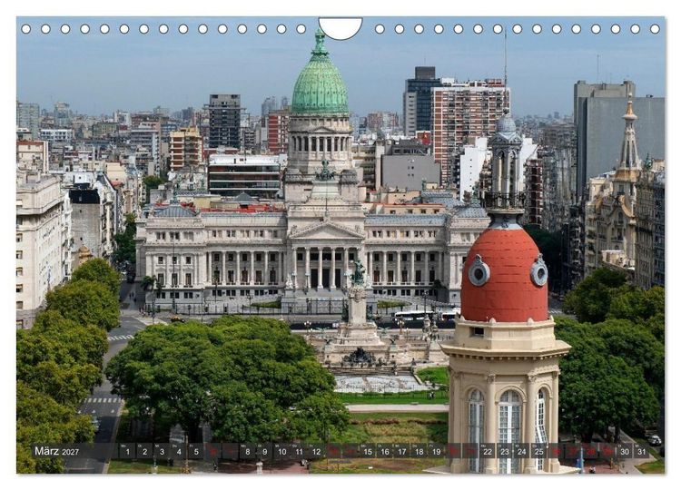 Produktbild: Buenos Aires mit Iguazu (Wandkalender 2027 DIN A4 quer), CALVENDO Monatskalender