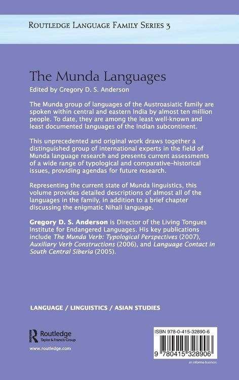 Produktbild: The Munda Languages