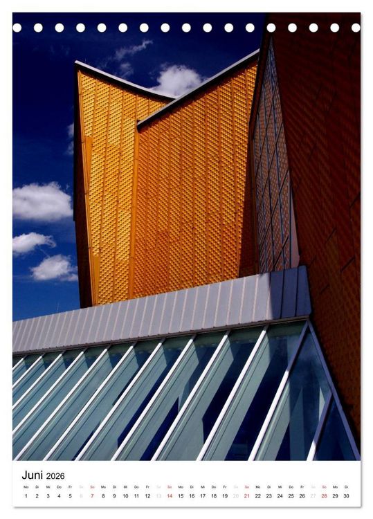 Produktbild: Philharmonie und Kammermusiksaal Berlin (Tischkalender 2026 DIN A5 hoch), CALVENDO Monatskalender