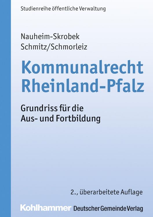 Produktbild: Kommunalrecht Rheinland-Pfalz