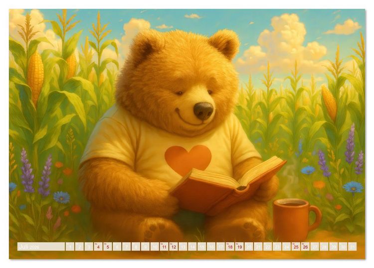 Produktbild: Ein Jahr mit Fantasie (Tischkalender 2026 DIN A5 quer), CALVENDO Monatskalender