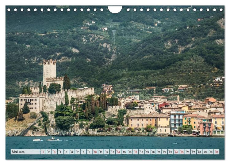 Produktbild: GARDASEE Orte am malerischen Ostufer (Wandkalender 2026 DIN A4 quer), CALVENDO Monatskalender