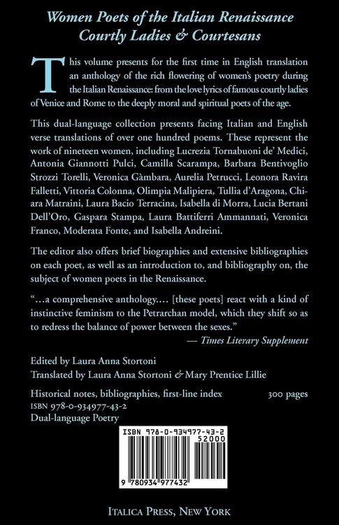 Produktbild: Women Poets of the Italian Renaissance