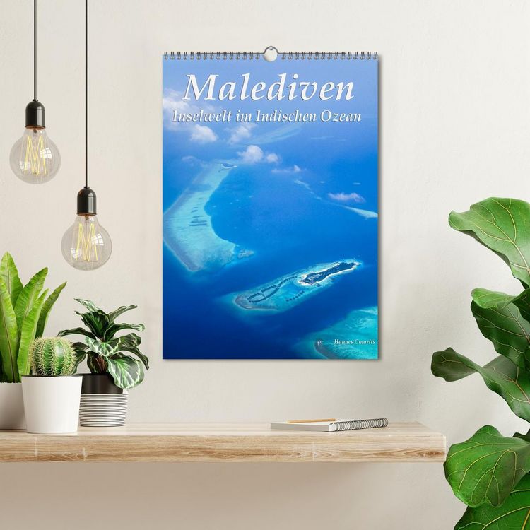 Produktbild: Malediven - Inselwelt im Indischen Ozean (Wandkalender 2026 DIN A3 hoch), CALVENDO Monatskalender