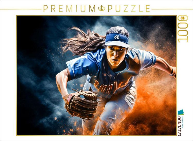 Produktbild: CALVENDO Puzzle Ein Motiv aus dem Kalender Basball und Motivation | 1000 Teile Lege-Gr&ouml;&szlig;e 64x48cm Foto-Puzzle f&uuml;r gl&uuml;ckliche Stunden