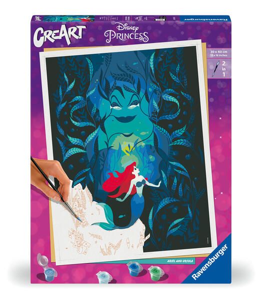 Produktbild: CreArt Adults Premium Disney Prinzessinnen - Ariel and Ursula