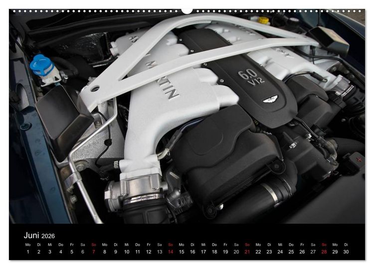 Produktbild: Aston Martin Vanquish Volante (Wandkalender 2026 DIN A2 quer), CALVENDO Monatskalender