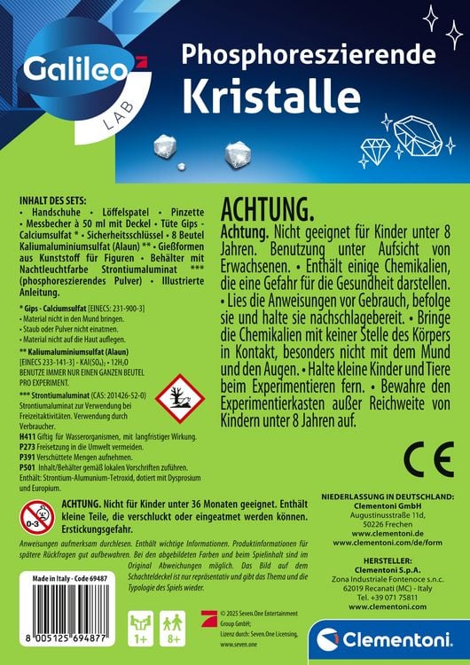 Produktbild: So z&uuml;chtest du phosphoreszierende Kristalle (Experimentierkasten)
