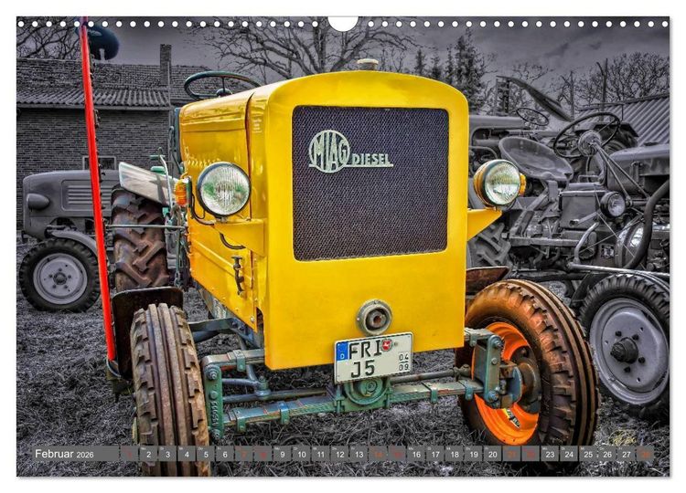 Produktbild: Traktoren - Oldtimer (Wandkalender 2026 DIN A3 quer), CALVENDO Monatskalender