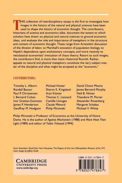 Produktbild: Natural Images in Economic Thought