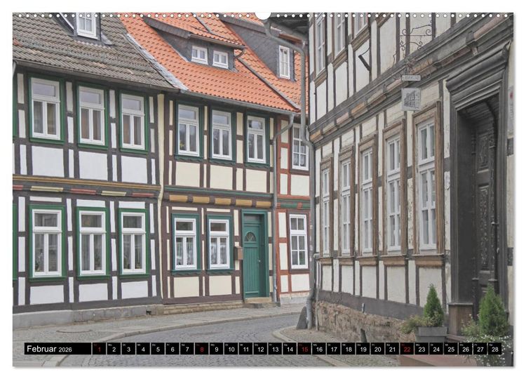Produktbild: Wernigerode - Fachwerkstadt am Harz (hochwertiger Premium Wandkalender 2026 DIN A2 quer), Kunstdruck in Hochglanz
