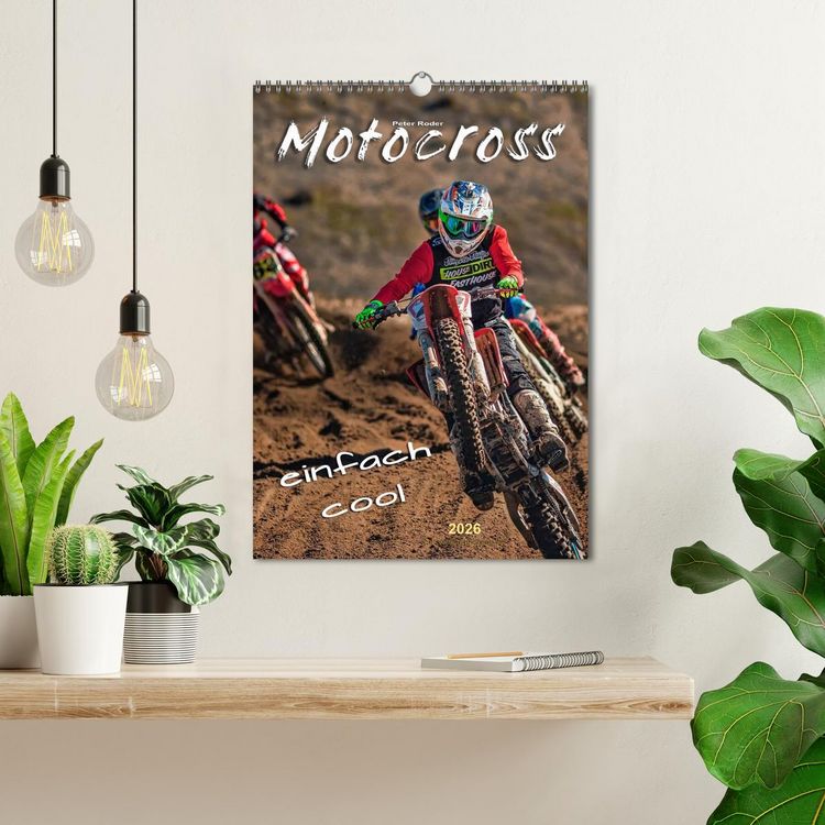 Produktbild: Motocross - einfach cool (Wandkalender 2026 DIN A3 hoch), CALVENDO Monatskalender
