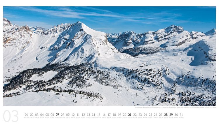 Produktbild: Luftbildkalender Dolomiten 2027