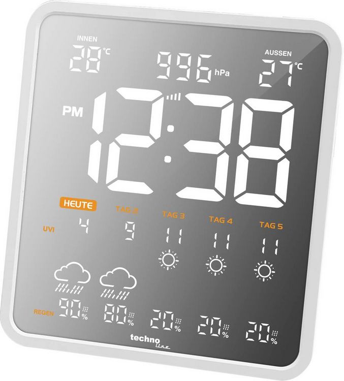 Produktbild: Techno Line WD3035 WD3035 Wetterstation WLAN-Wetterstation Anzahl Sensoren max. 1