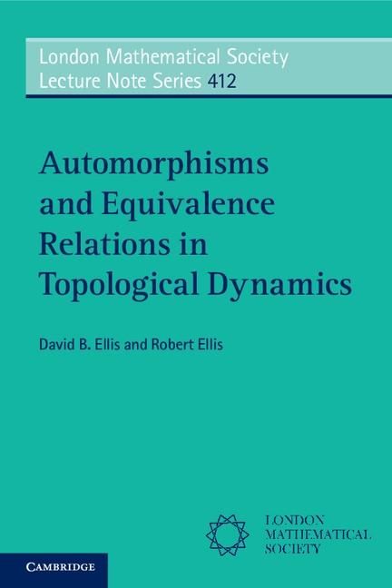 Produktbild: Automorphisms and Equivalence Relations in Topological Dynamics
