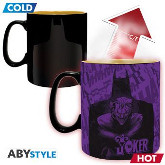 Produktbild: DC COMICS - Mug HeatChange -460ml- "Batman Matte" -cardboar