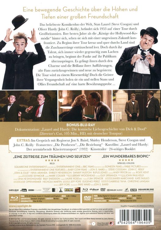 Produktbild: Stan & Ollie - 3-Disc Limited Collector's Mediabook (+ DVD) (+ Bonus-Blu-ray)